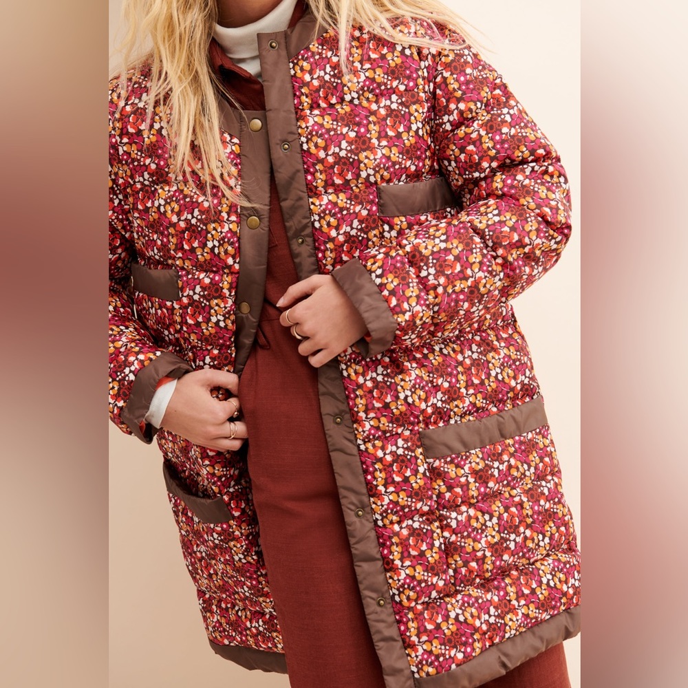 Anthropologie x Anna Sui Pop-Pourri Posies Coat
